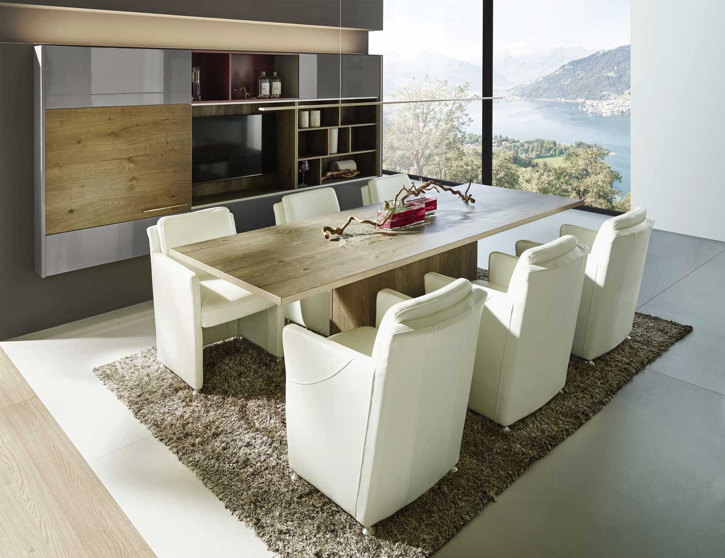 Agencement d'un salle à manger par Cuisaline